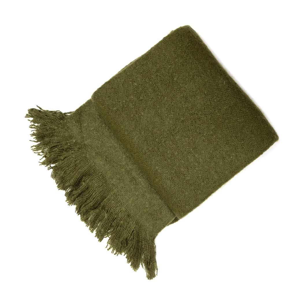 Malini Serena Blanket Olive