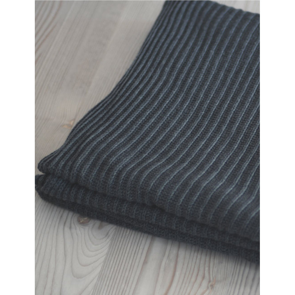 Product photograph of Garden Trading Oxford Textured Throw Grey from Olivia's.