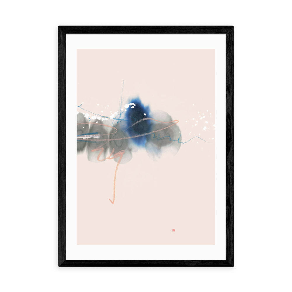 Product photograph of Breaking Silences By Thoth Adan - A3 Black Framed Art Print from Olivia's