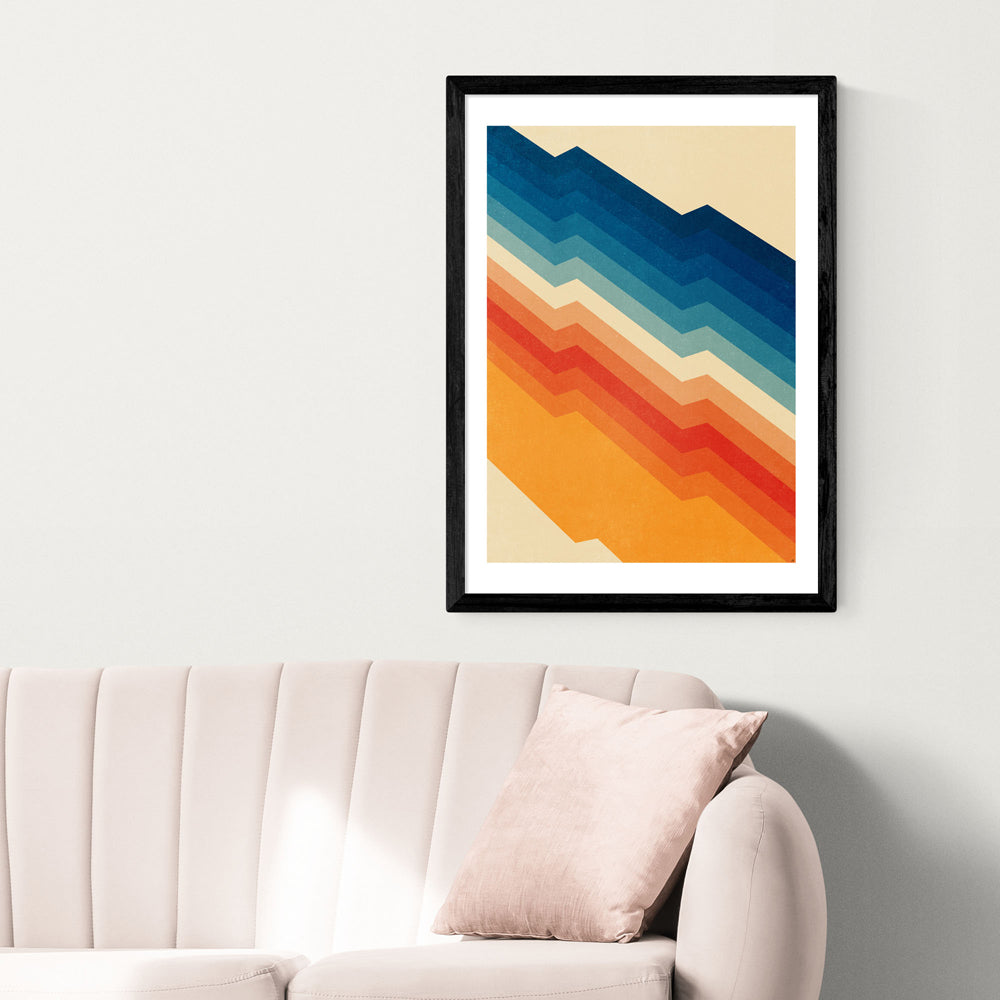 Product photograph of Barricade By Tracie Andrews - A2 Black Framed Art Print from Olivia's