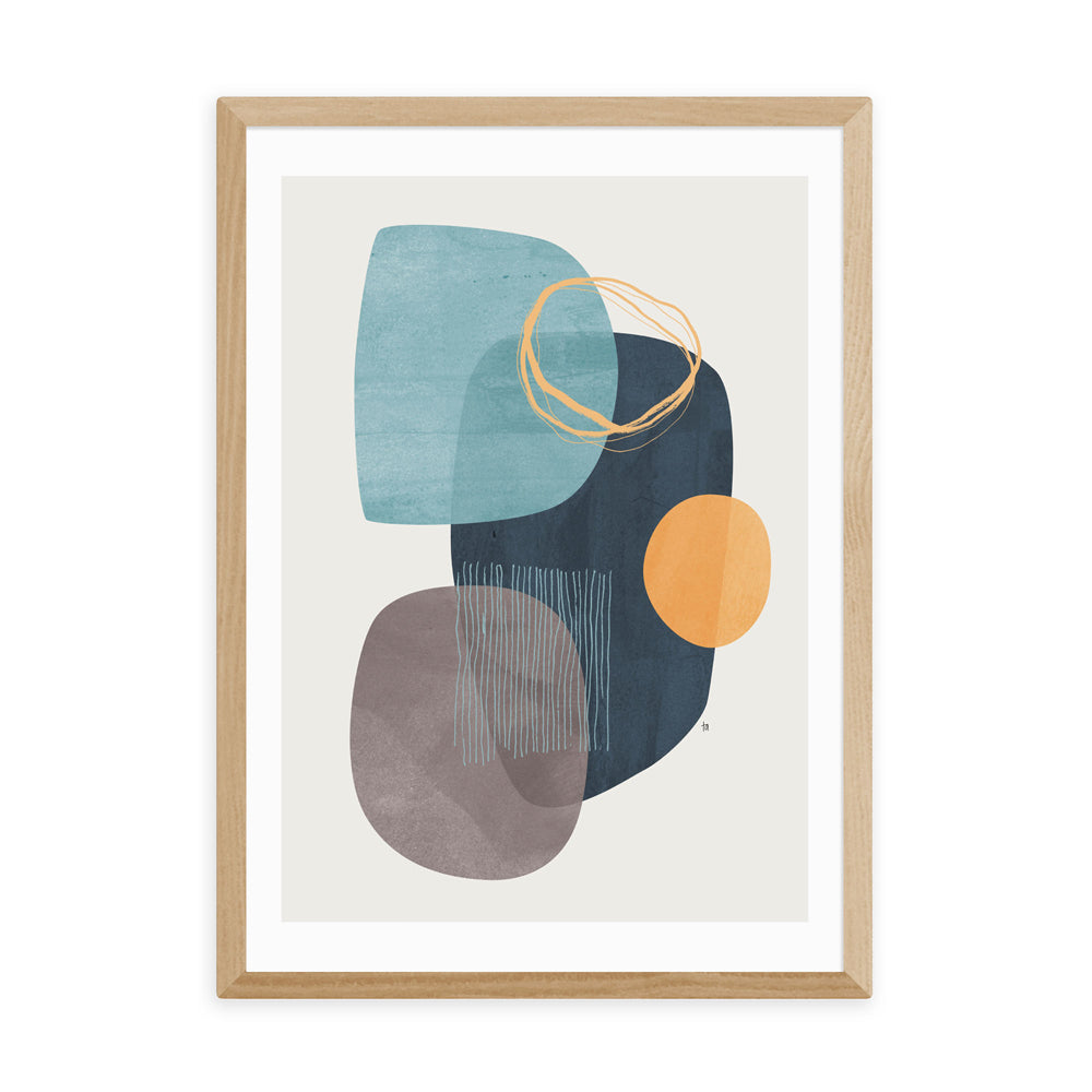 Product photograph of Cyra By Tracie Andrews - A1 Oak Framed Art Print from Olivia's.