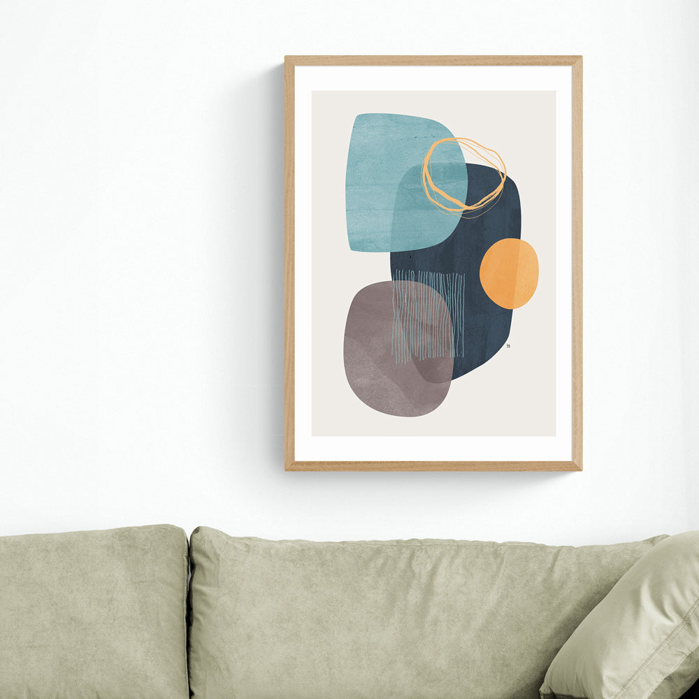 Product photograph of Cyra By Tracie Andrews - A1 Oak Framed Art Print from Olivia's