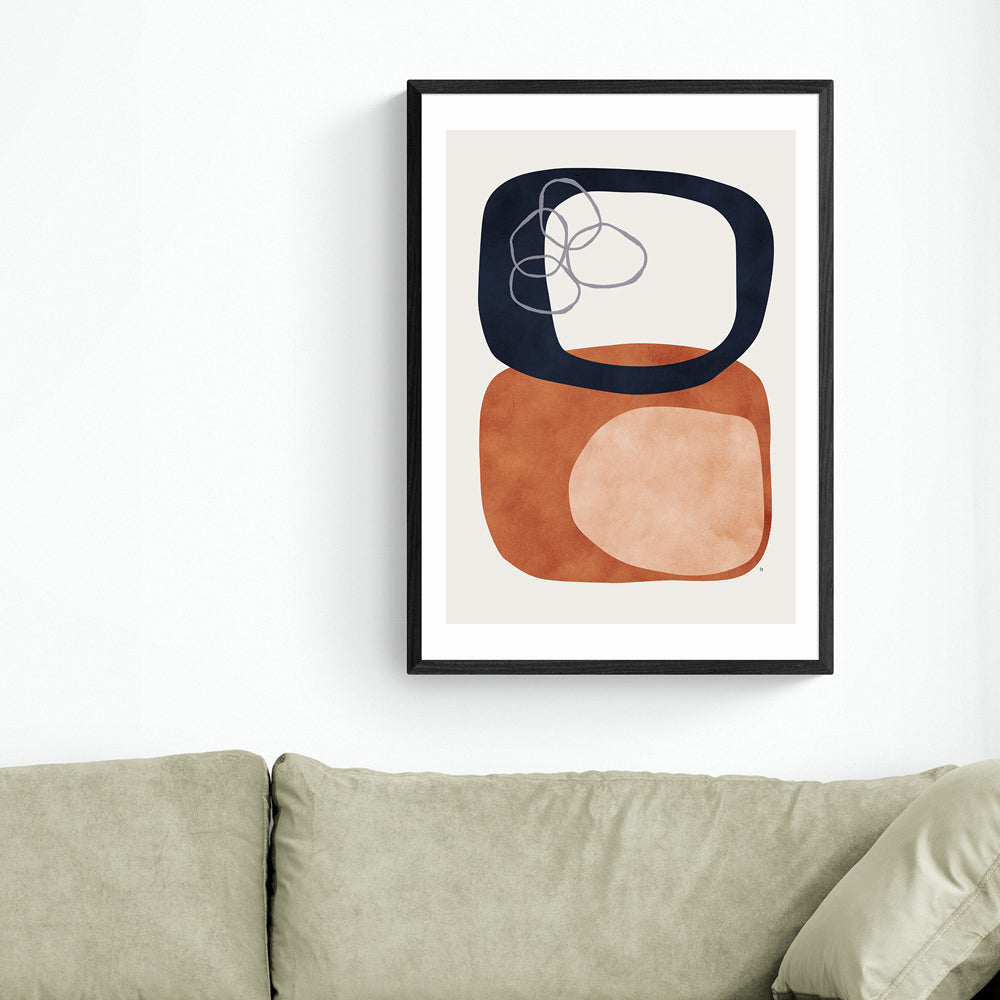 Product photograph of Equinox By Tracie Andrews - A1 Black Framed Art Print from Olivia's.