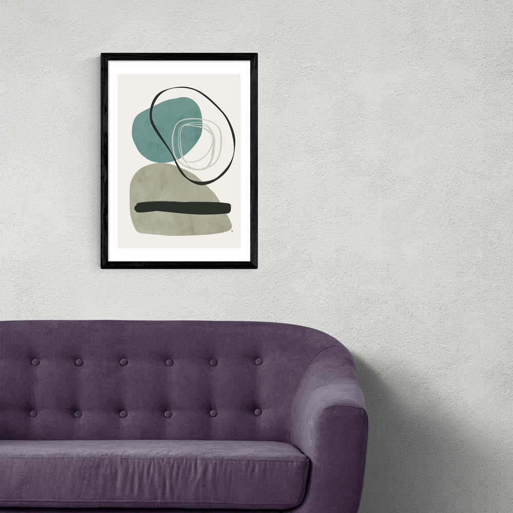 Product photograph of Calo By Tracie Andrews - A3 Black Framed Art Print from Olivia's.