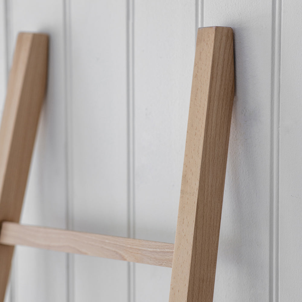 Product photograph of Garden Trading Southbourne Towel Ladder In Beech from Olivia's.