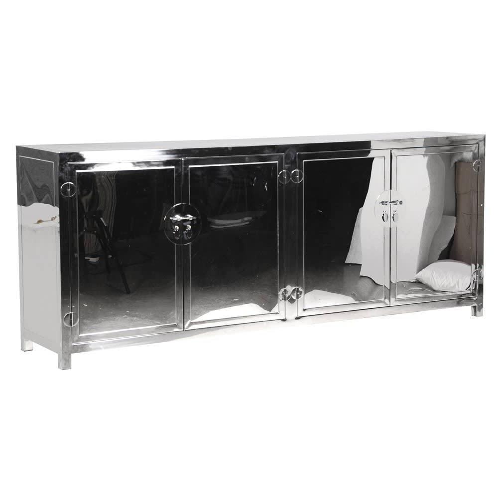 4 Door Mirrored Sideboard