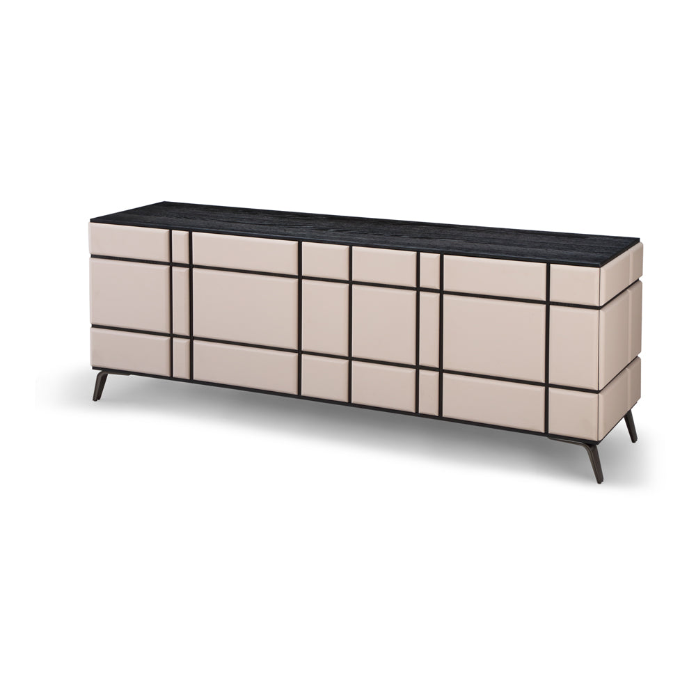 Product photograph of Liang Eimil Tartan Sideboard Dark Brown from Olivia's