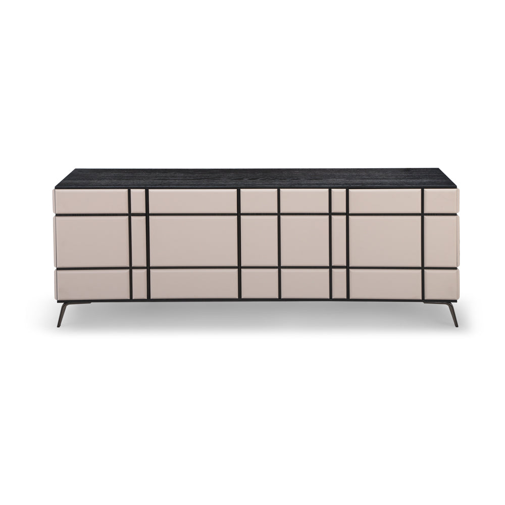 Product photograph of Liang Eimil Tartan Sideboard Dark Brown from Olivia's.