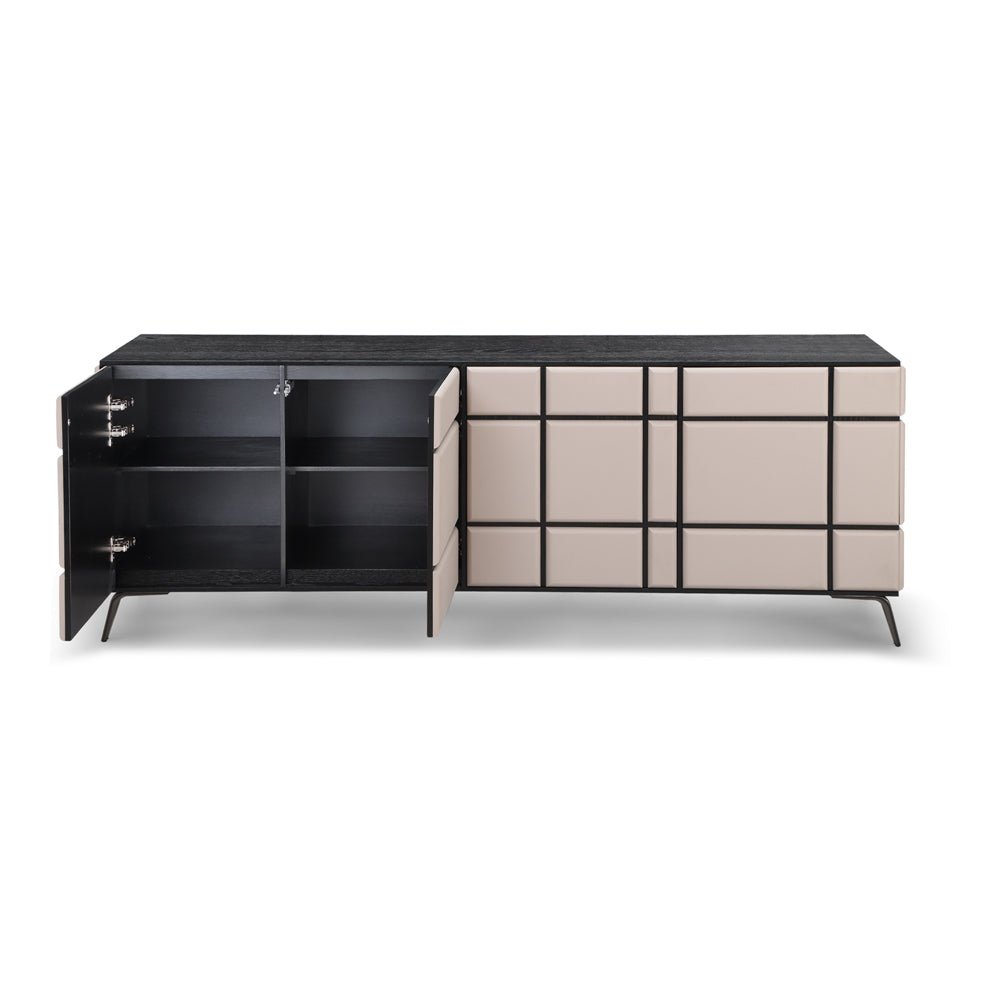 Product photograph of Liang Eimil Tartan Sideboard Dark Brown from Olivia's.