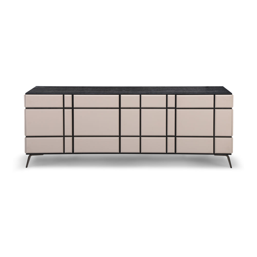 Product photograph of Liang Eimil Tartan Sideboard Dark Brown from Olivia's.