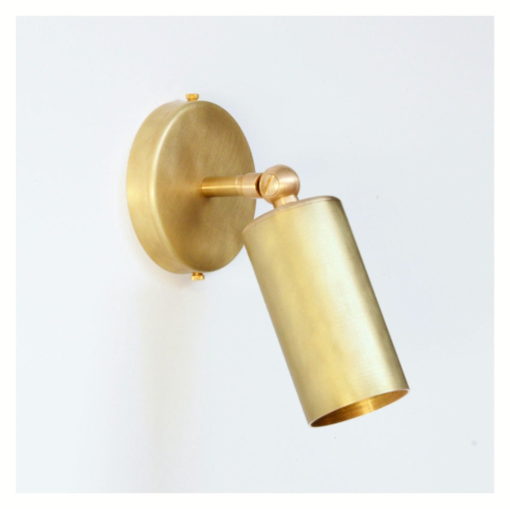 Product photograph of Arcform Lighting - Videre Wall Light In Brushed Brass from Olivia's.