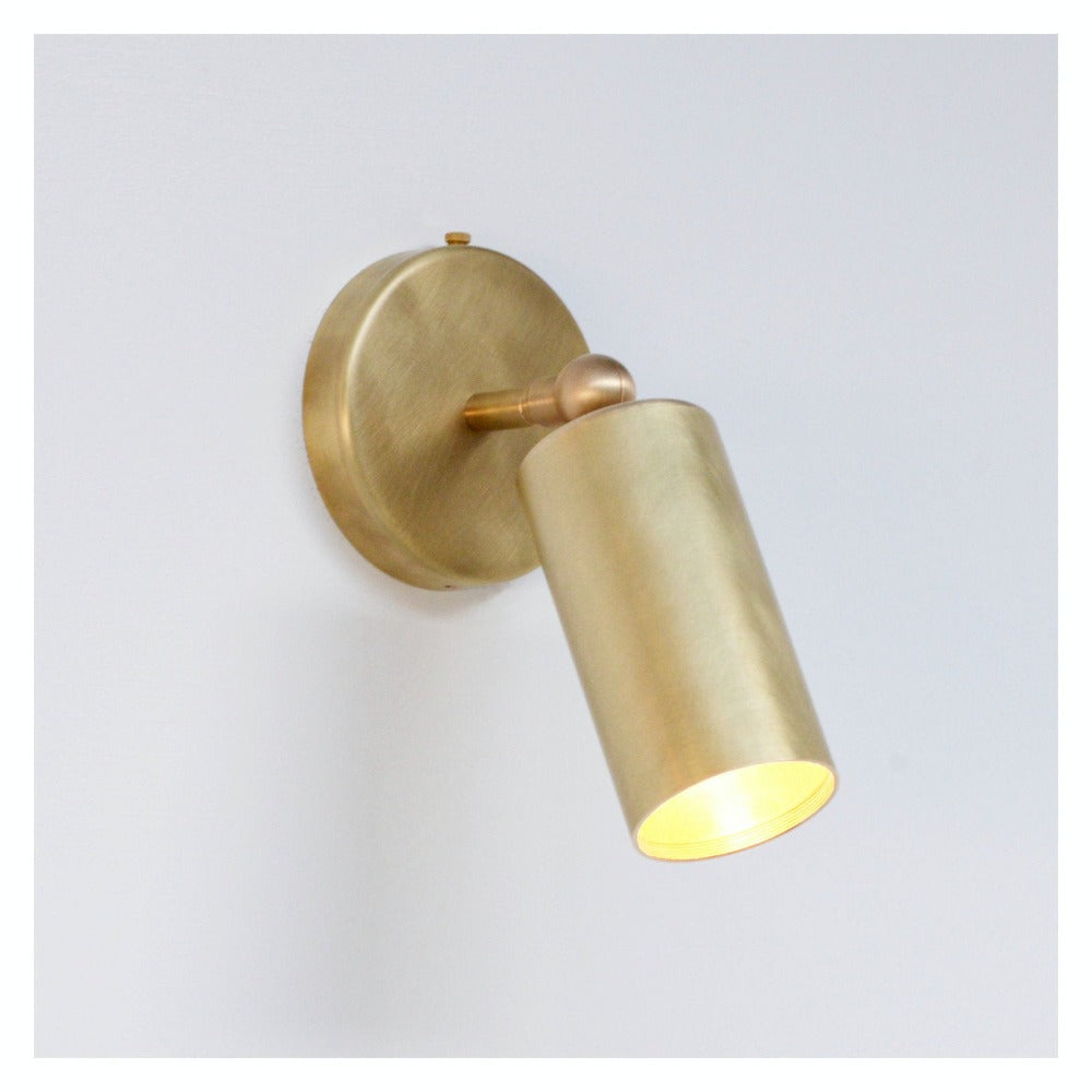 Product photograph of Arcform Lighting - Videre Wall Light In Brushed Brass from Olivia's