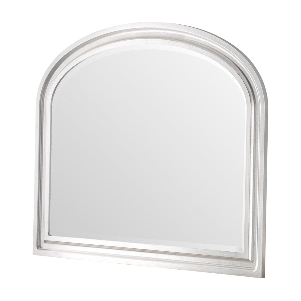 Product photograph of Olivia S Boho Overmantle Mirror In Silver - 83x105cm from Olivia's.