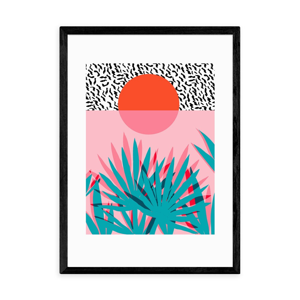 Product photograph of Whoa By Wacka - A3 Black Framed Art Print from Olivia's.