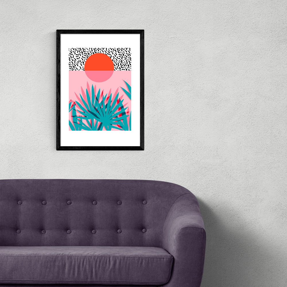 Product photograph of Whoa By Wacka - A3 Black Framed Art Print from Olivia's.