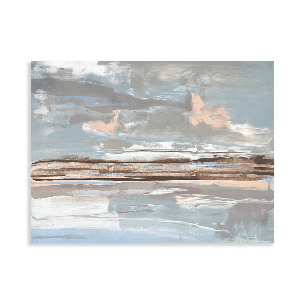 Product photograph of The Art Group Soozy Barker Taupe Sands Canvas 60x80cm from Olivia's