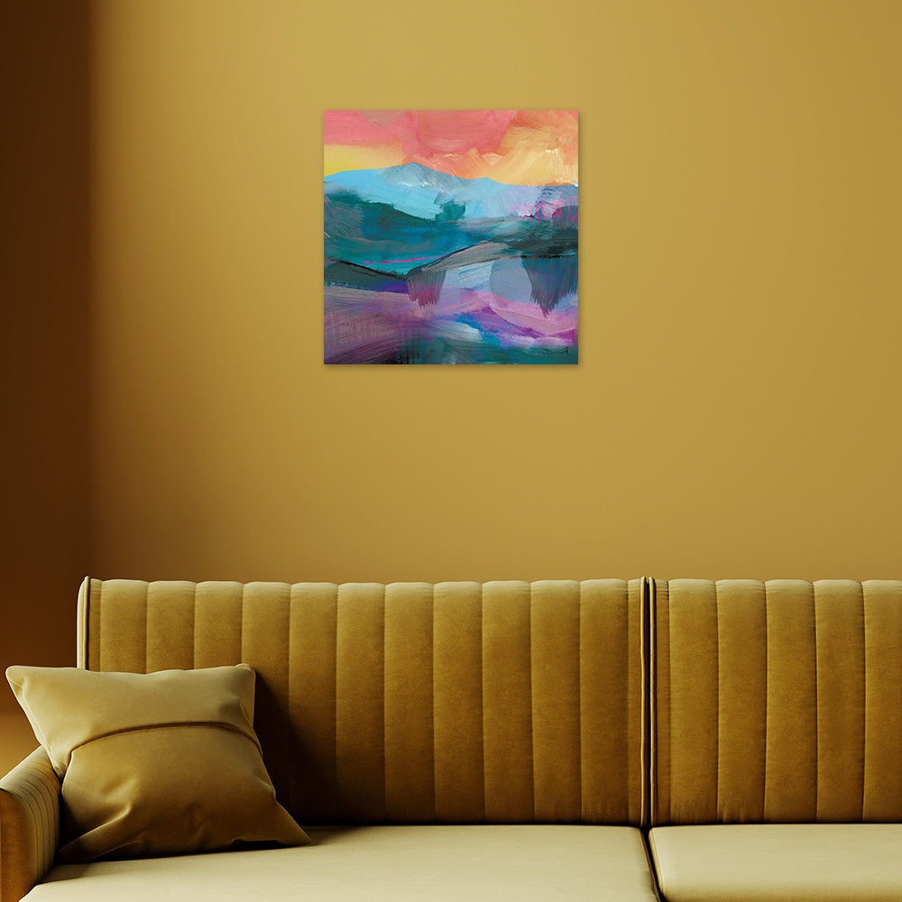 Product photograph of The Art Group Dan Hobday Country Colours Canvas Print Large from Olivia's.