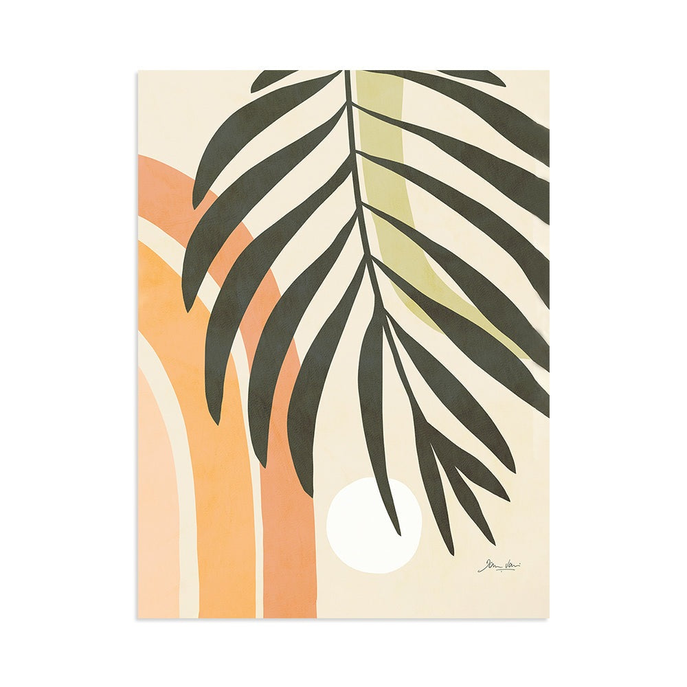 Product photograph of The Art Group Dominique Vari Earthy Tropical Foliage Iii Canvas 30x40cm from Olivia's