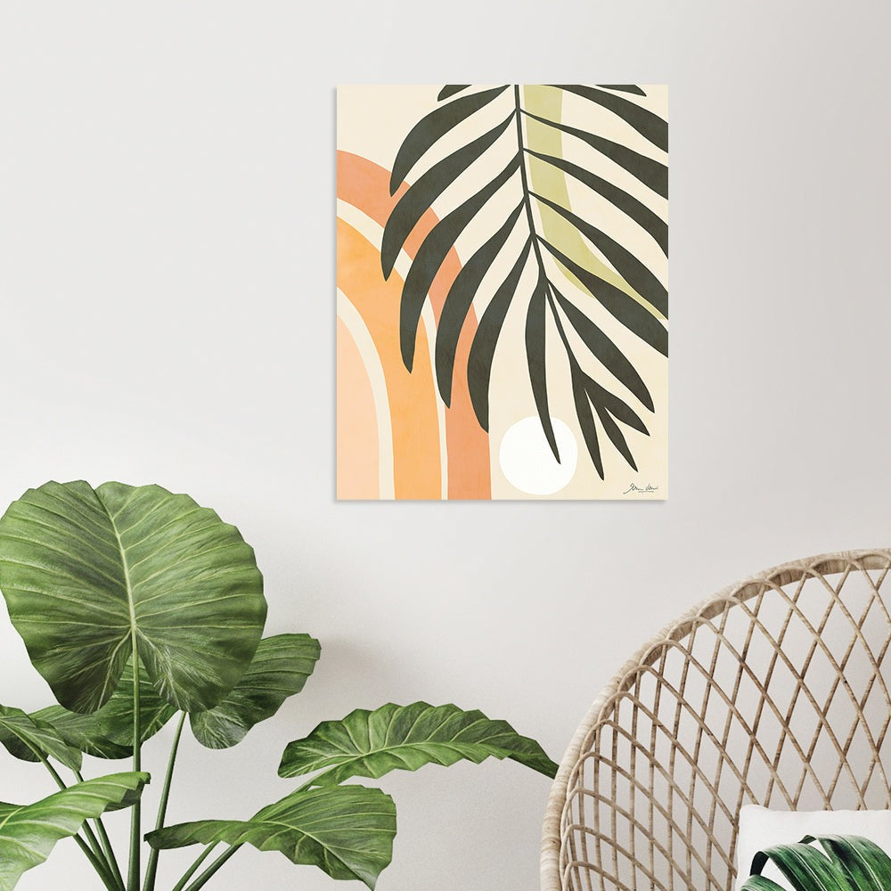 Product photograph of The Art Group Dominique Vari Earthy Tropical Foliage Iii Canvas 30x40cm from Olivia's.