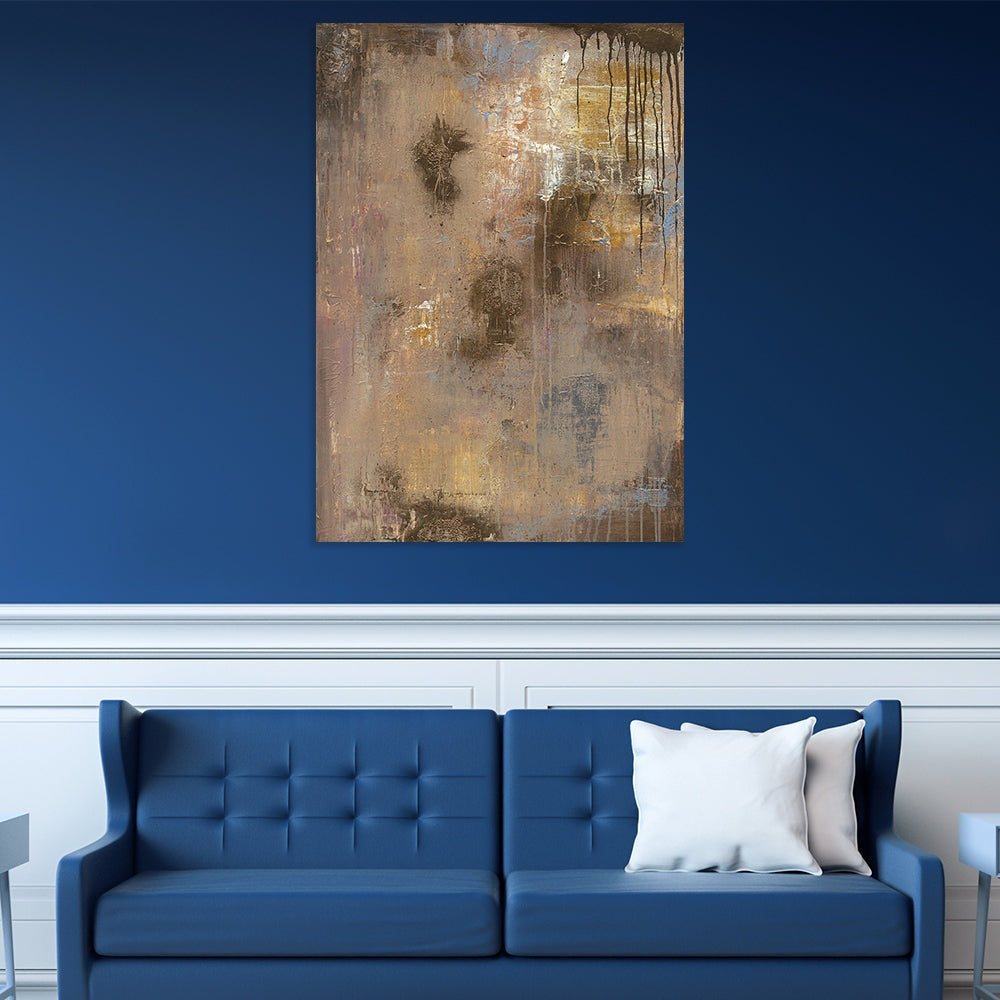 Product photograph of The Art Group Soozy Barker Gold Reflections Canvas 85x120cm from Olivia's.