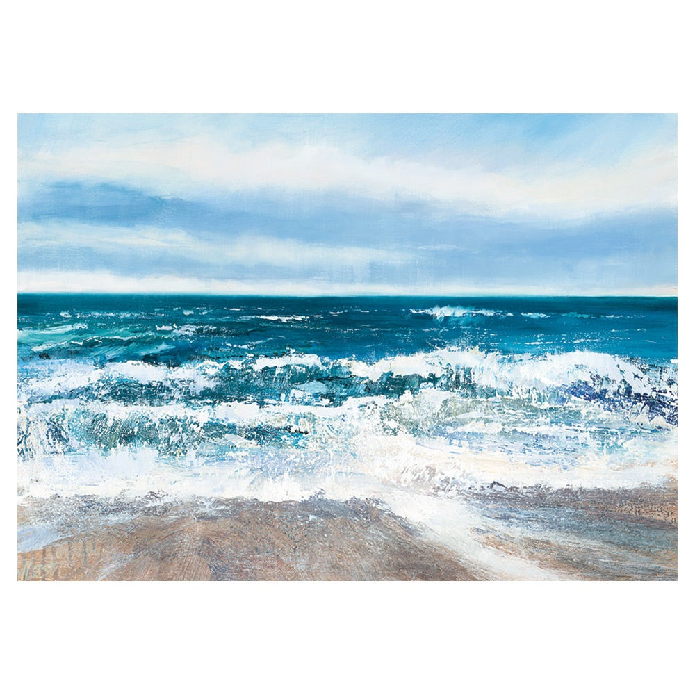 Product photograph of The Art Group Joanne Last Pull Of The Tide Canvas Print- 85x120cm from Olivia's