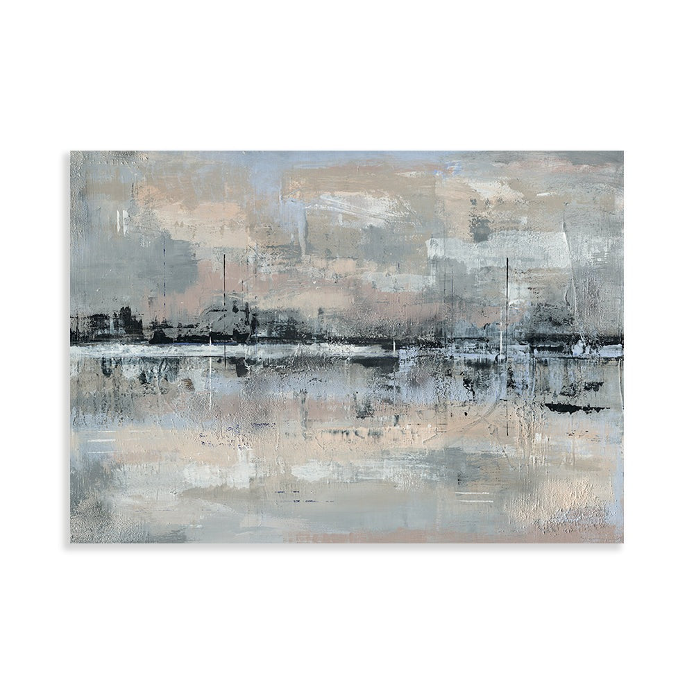 Product photograph of The Art Group Soozy Barker Distant Reflections Canvas 85x120cm from Olivia's.