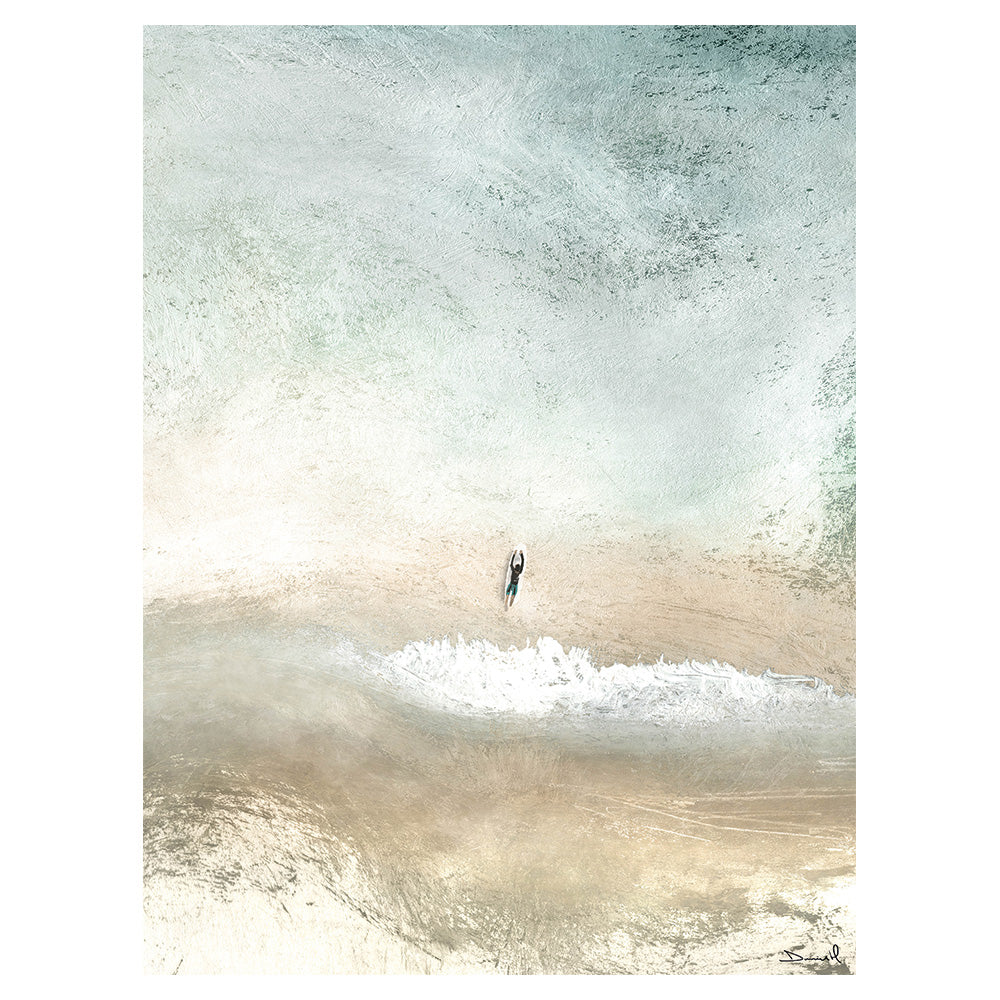 Product photograph of The Art Group Dan Hobday Lone Surfer Canvas Print Large from Olivia's.