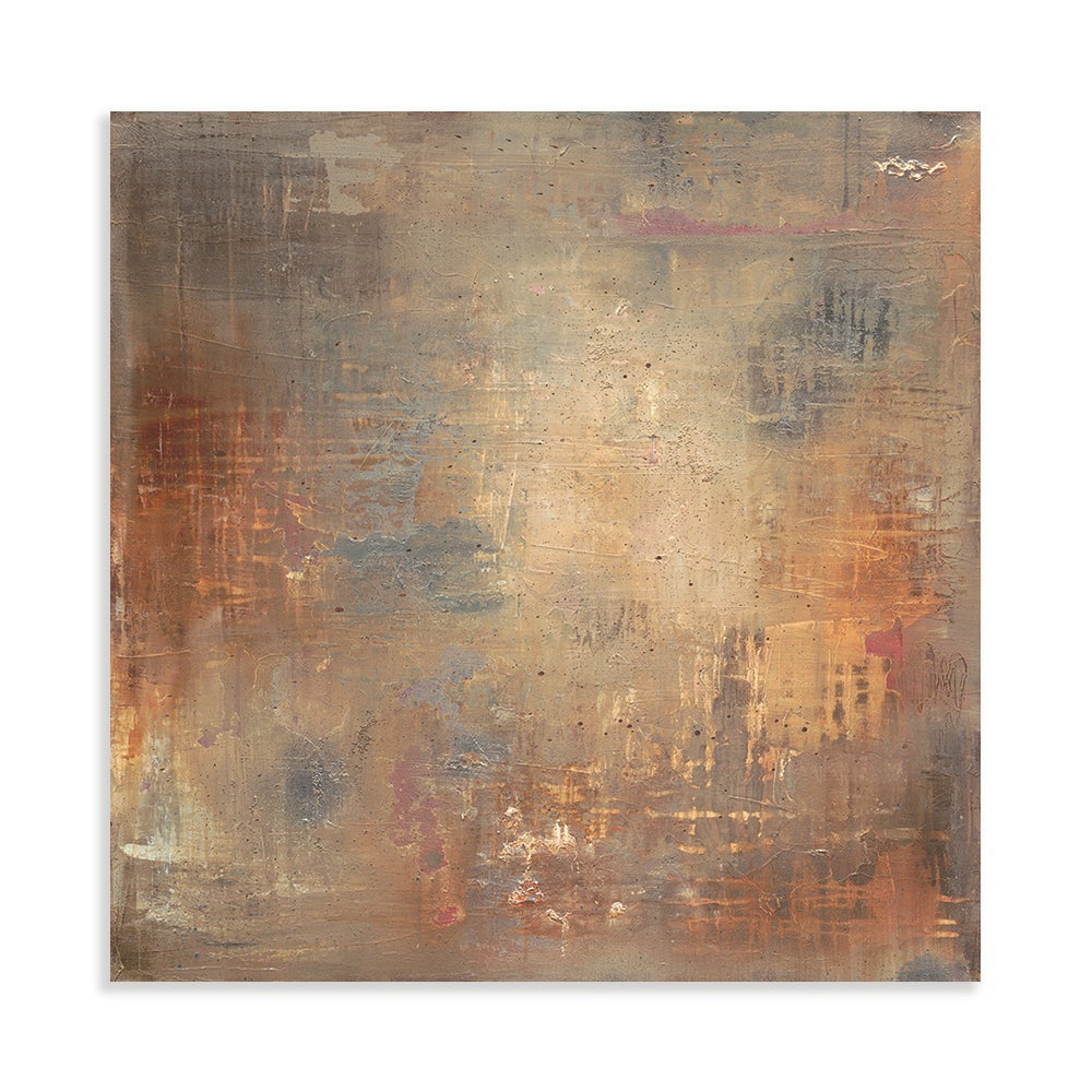 Product photograph of The Art Group Soozy Barker Copper Earth Canvas 85x85cm from Olivia's