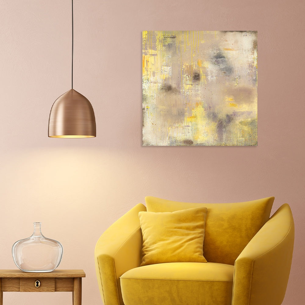 Product photograph of The Art Group Soozy Barker Nordic Stone Canvas 85x85cm from Olivia's.