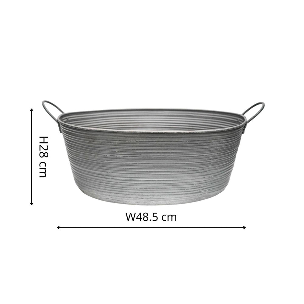 Product photograph of Ivyline Outdoor Matlock Oval Planter Small from Olivia's.