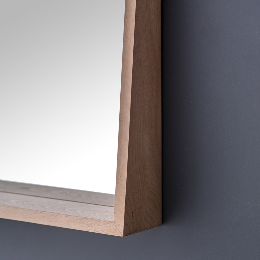 Product photograph of Garden Trading Southbourne Wall Mirror In Beech from Olivia's.