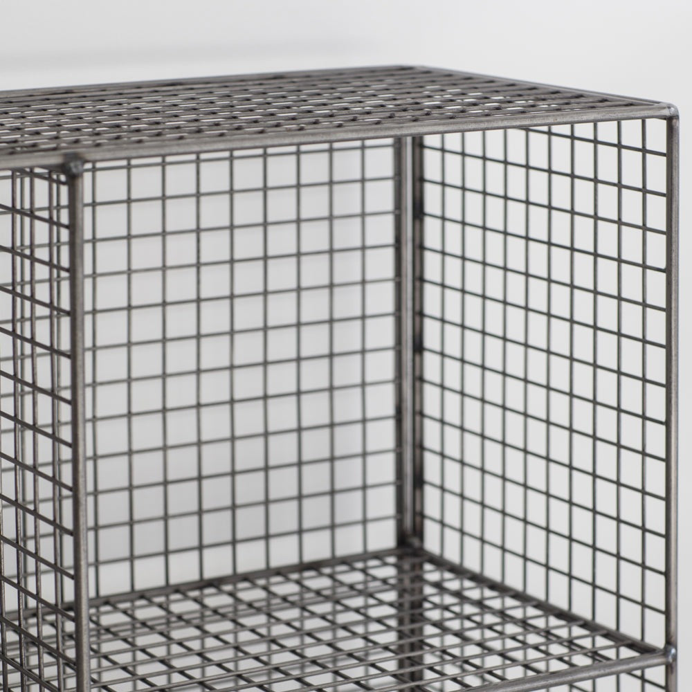 Product photograph of Garden Trading Small Portobello Shelving Unit In Mesh from Olivia's.