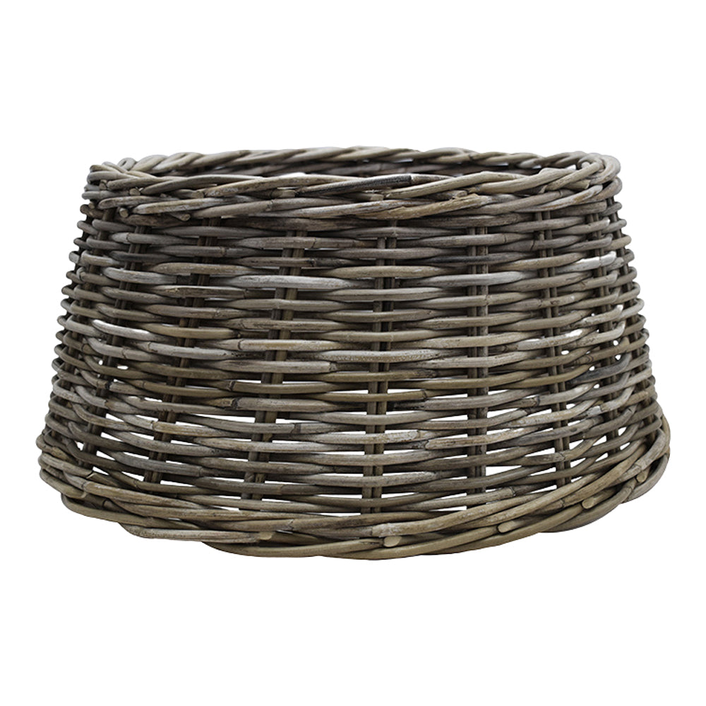 Product photograph of Ivyline Wicker Round Tree Skirt Round In Natural from Olivia's.