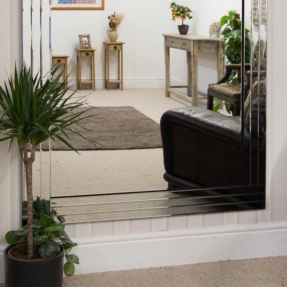 Product photograph of Olivia S Orla Triple Bevelled Wall Mirror - 144 X 116cm from Olivia's.
