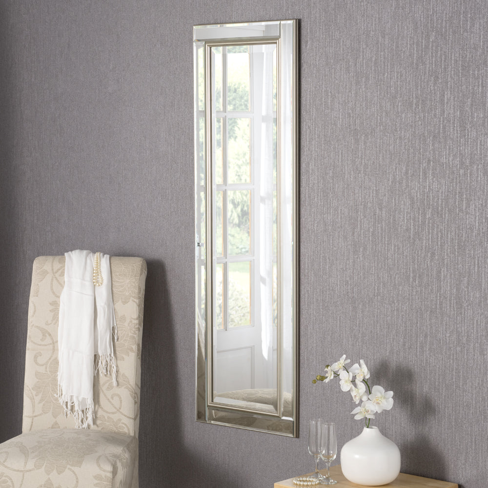 Product photograph of Olivia S Yao Tall Wall Mirror In Champagne from Olivia's