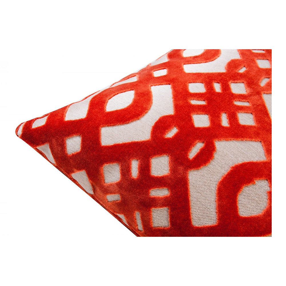 Product photograph of Liang Eimil Monarch Pillow Tangerine from Olivia's.