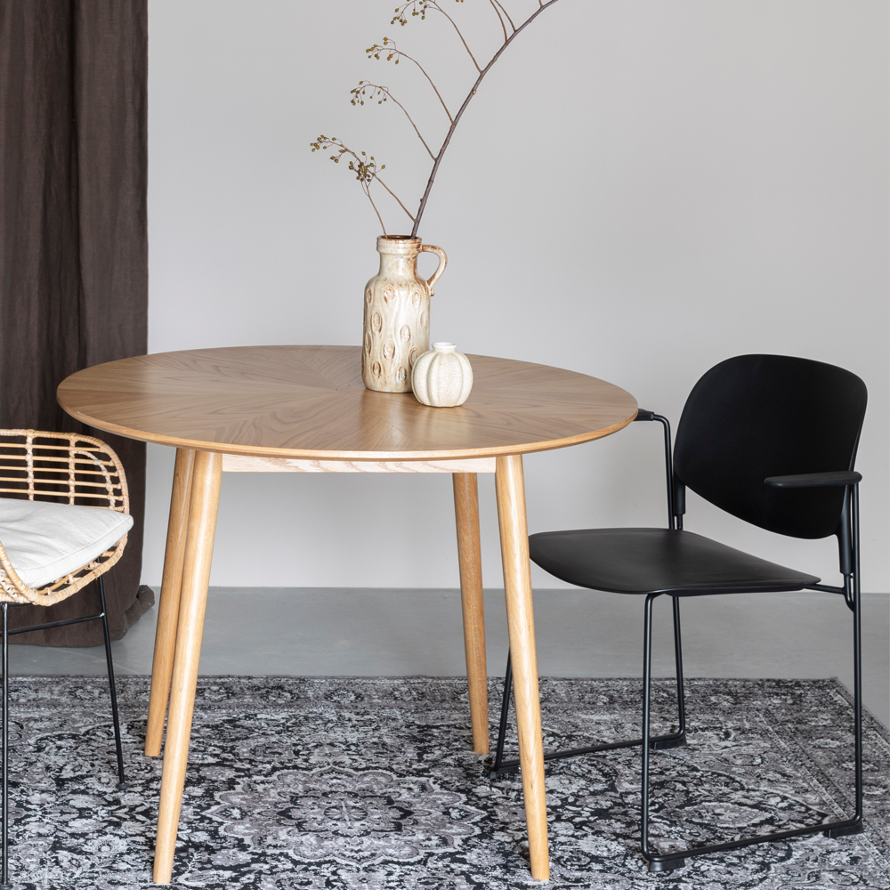 Product photograph of Olivia S Nordic Living Collection - Set Of 4 Sven Stackable Dining Chairs In Black from Olivia's.