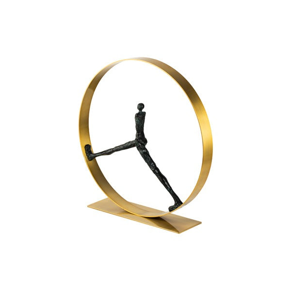 Product photograph of Liang Eimil Milton Sculpture In Gold from Olivia's