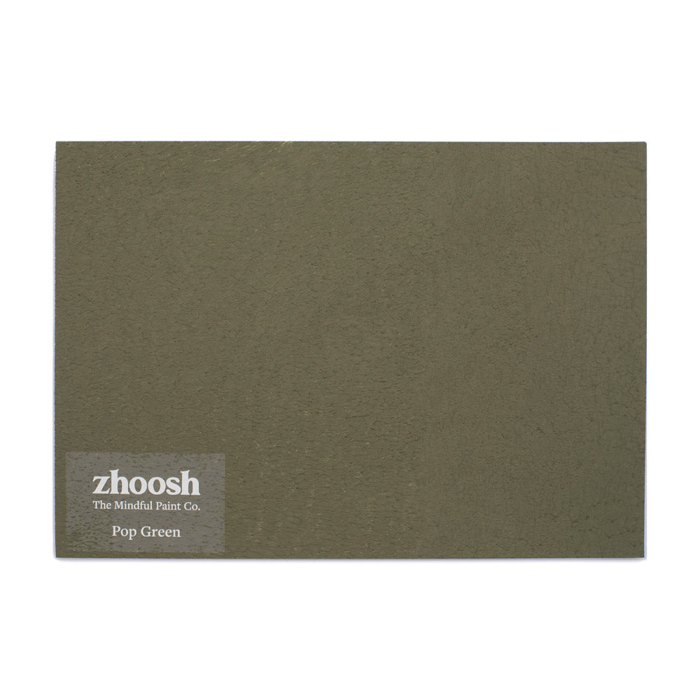 Product photograph of Zhoosh Paints Pop Green Paint Sample from Olivia's