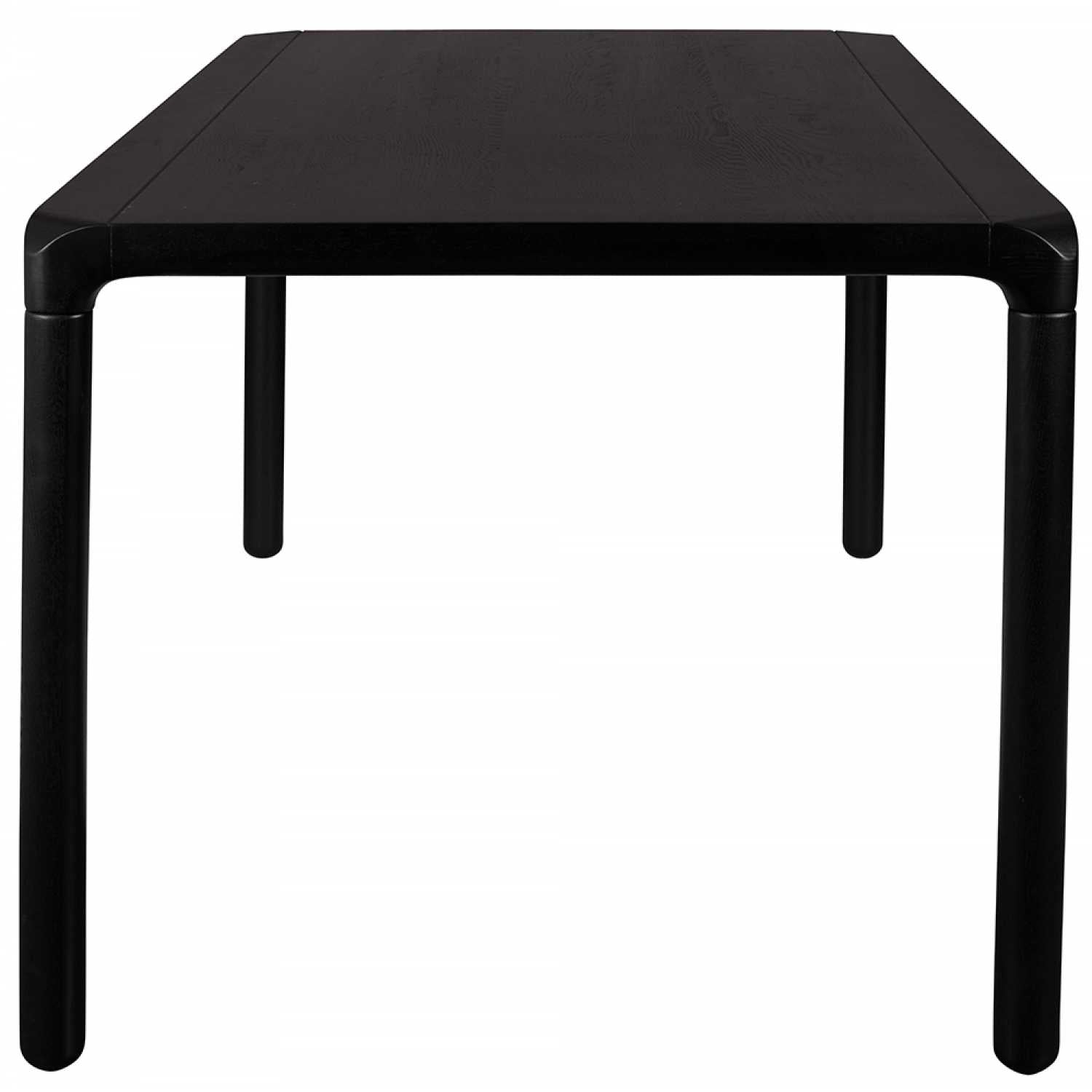 Product photograph of Zuiver Storm 6 Seater 8 Seater Dining Table Black Black Large from Olivia's.