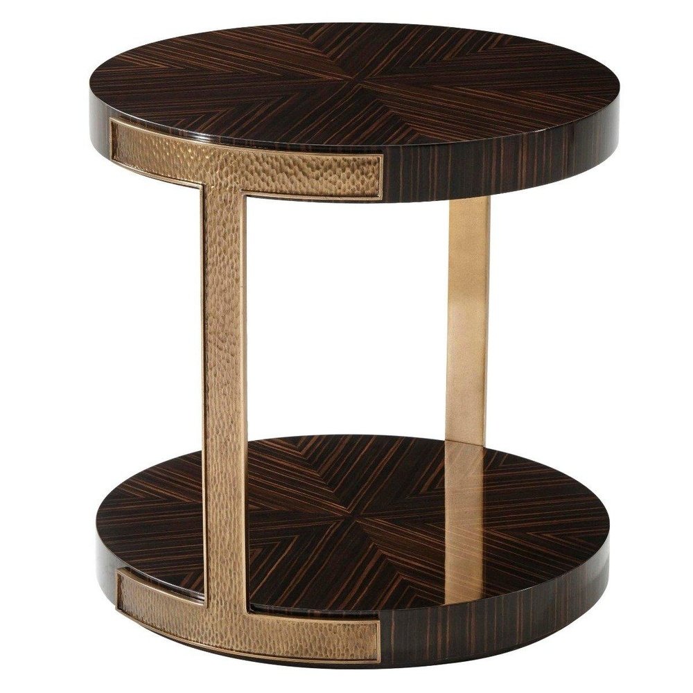 Product photograph of Theodore Alexander Round Side Table Tau from Olivia's
