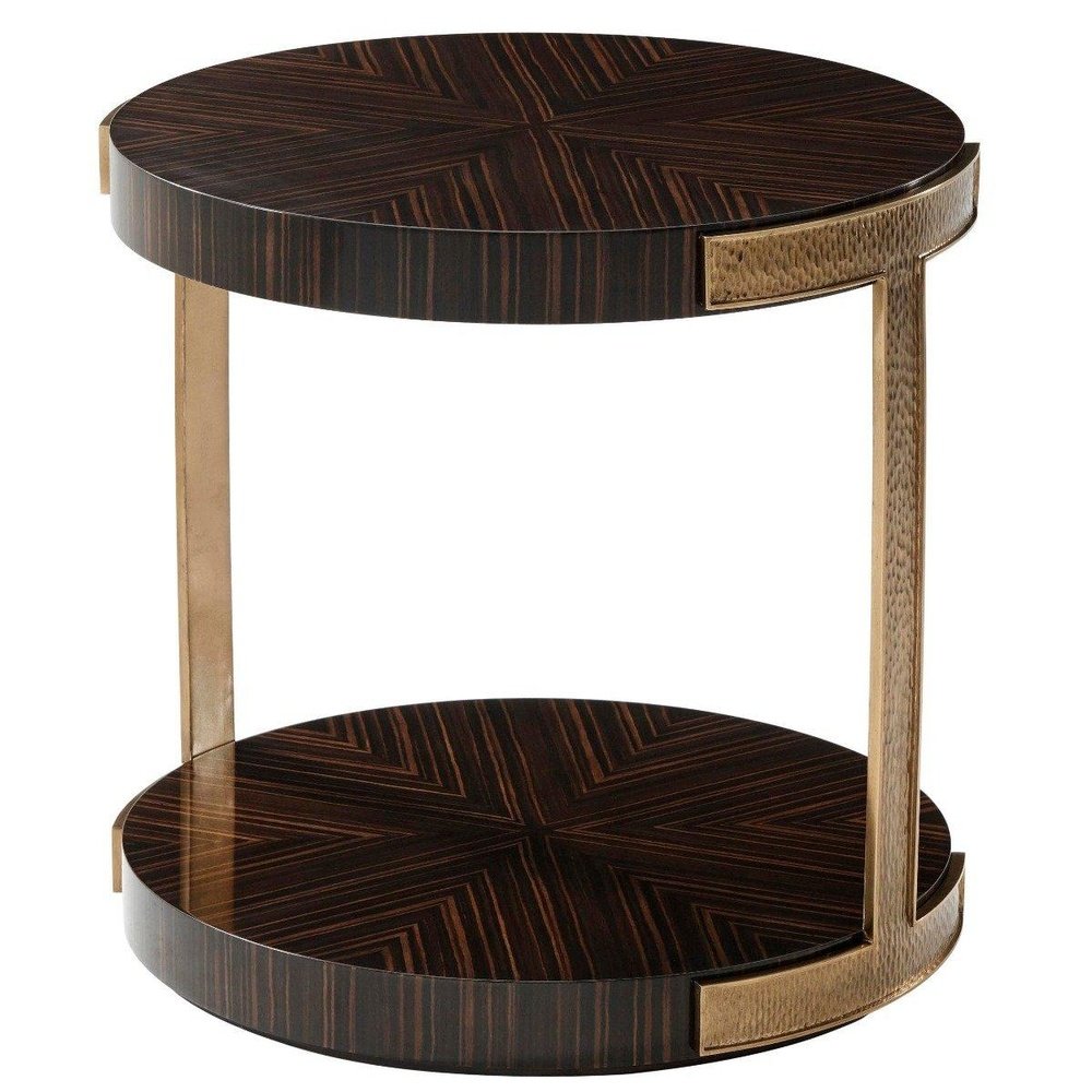 Product photograph of Theodore Alexander Round Side Table Tau from Olivia's.