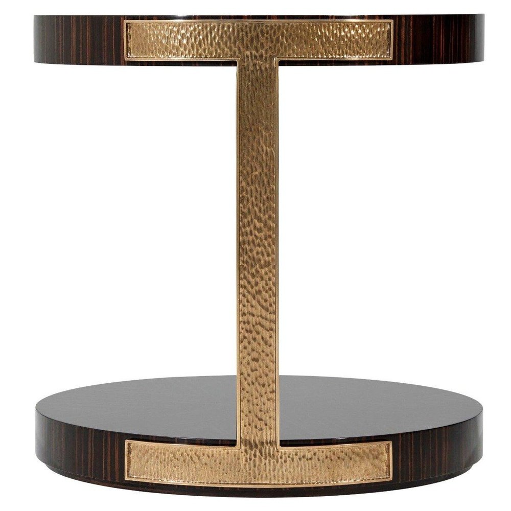 Product photograph of Theodore Alexander Round Side Table Tau from Olivia's.