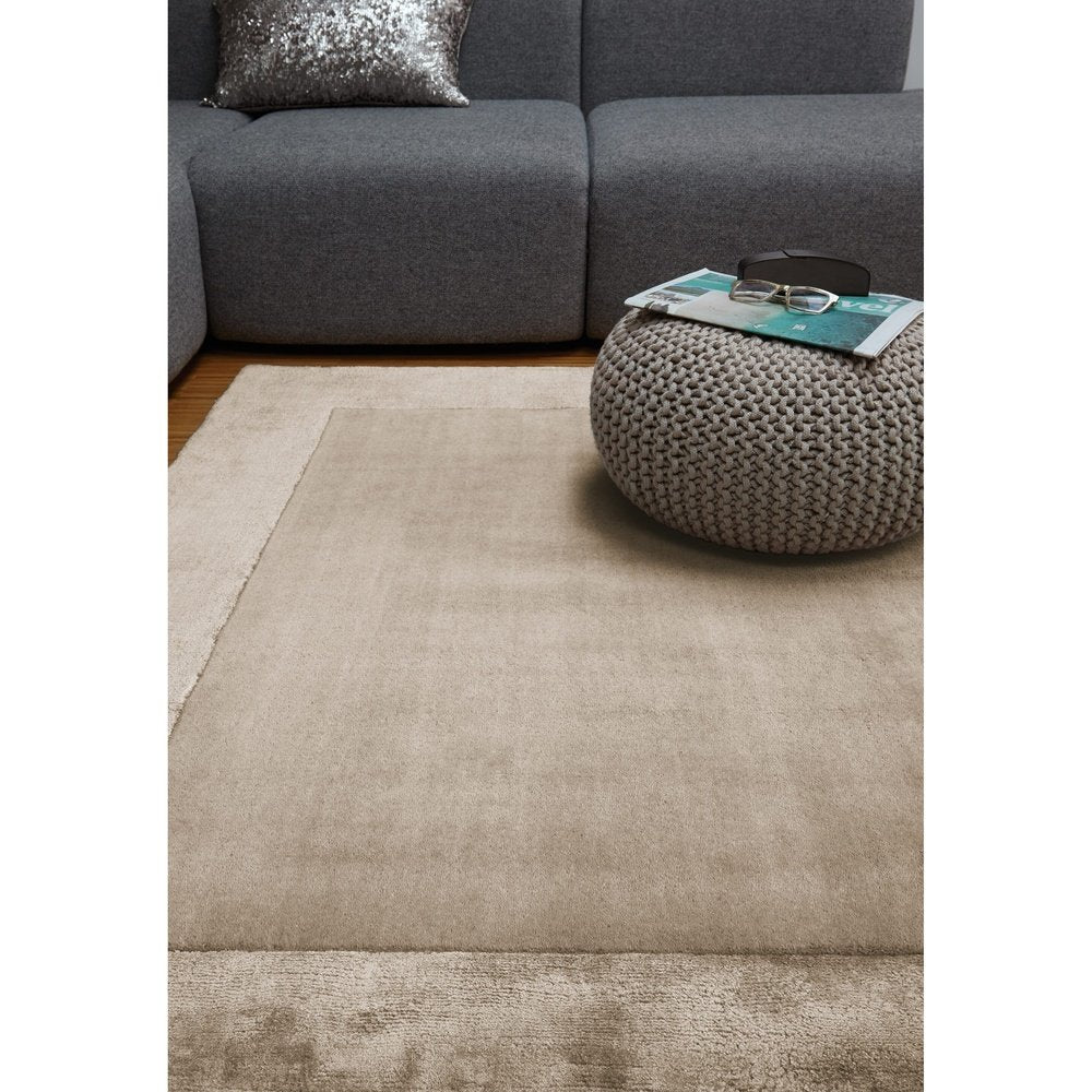 Product photograph of Asiatic Carpets Ascot Hand Woven Rug Sand - 120 X 170cm from Olivia's.