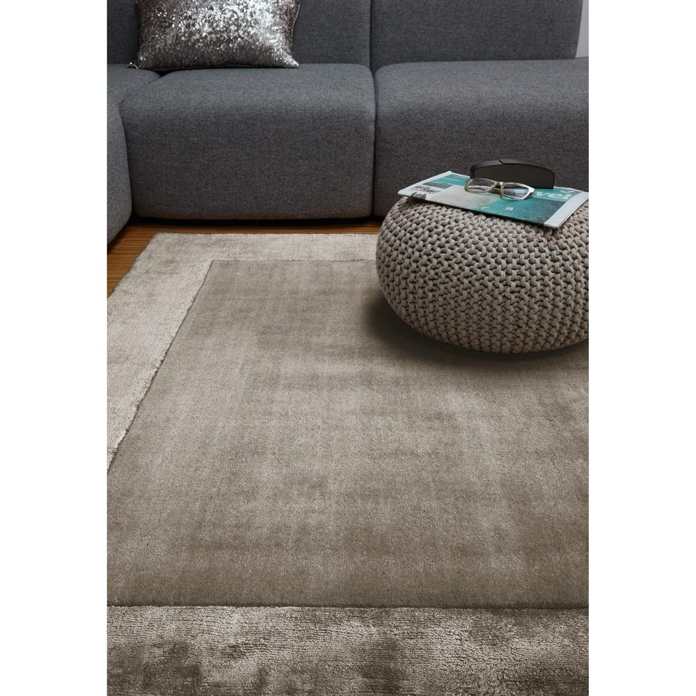Product photograph of Asiatic Carpets Ascot Hand Woven Rug Taupe - 120 X 170cm from Olivia's.