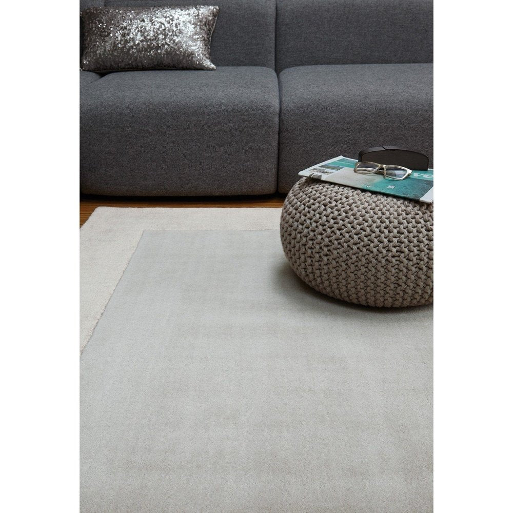 Product photograph of Asiatic Carpets Ascot Hand Woven Rug Silver - 200 X 290cm from Olivia's.