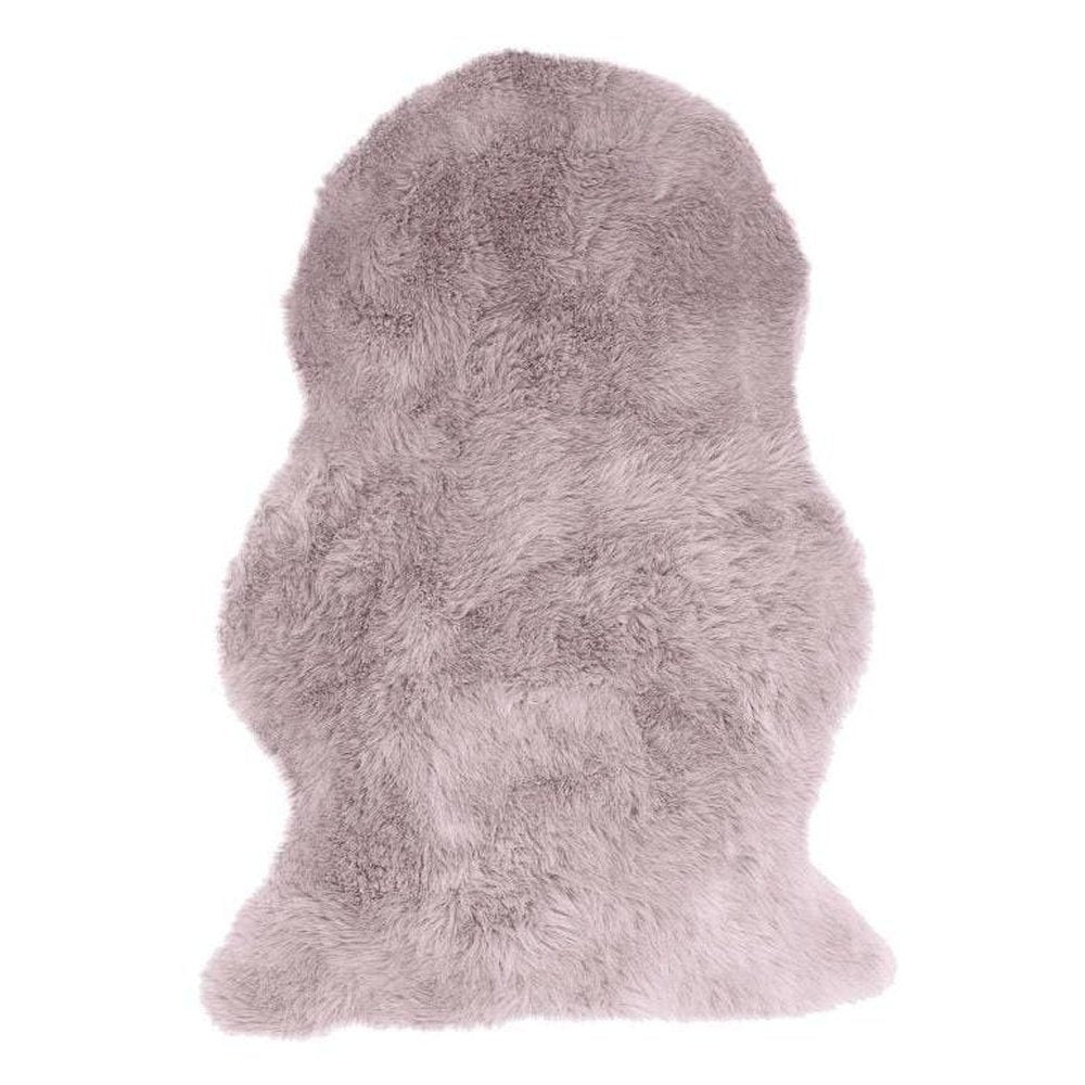 Product photograph of Asiatic Carpets Auckland Single Faux Sheepskin Machine Woven Rug Pink - 70 X 100cm from Olivia's