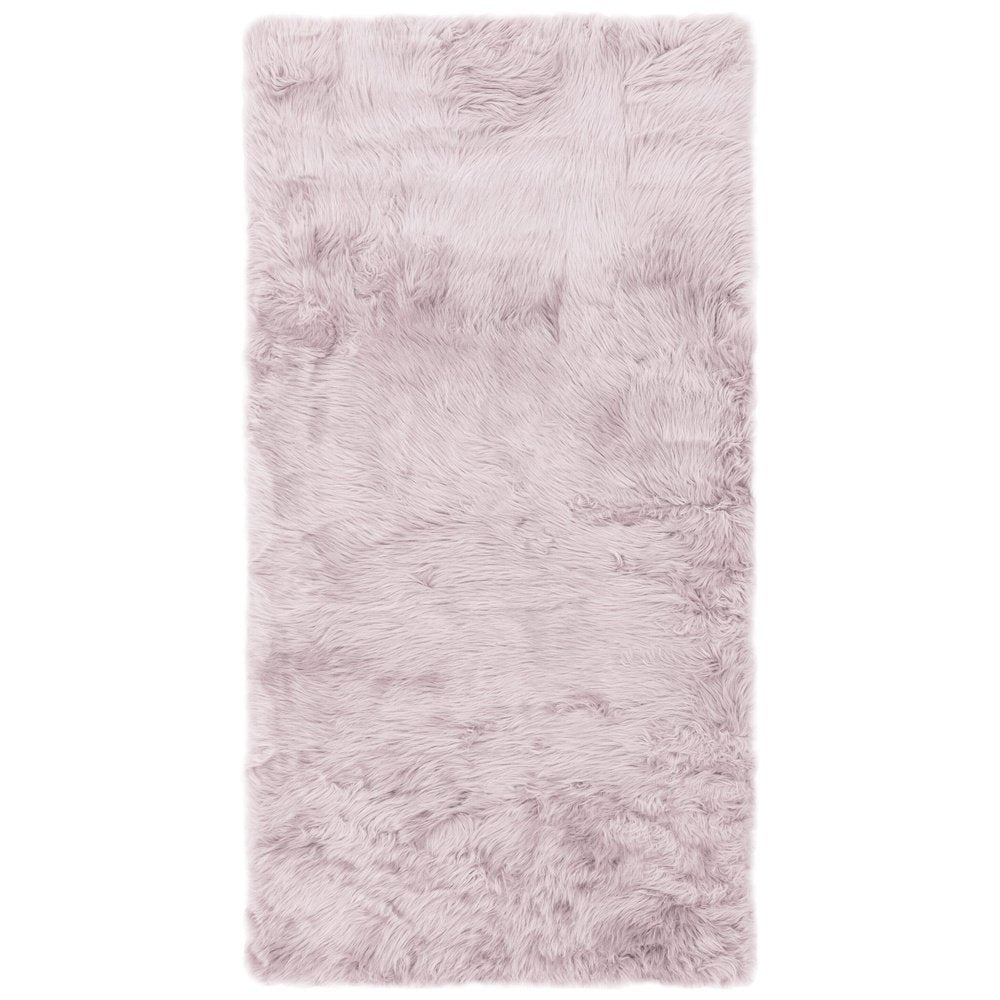 Product photograph of Asiatic Carpets Auckland Single Faux Sheepskin Machine Woven Rug Pink - 70 X 100cm from Olivia's.