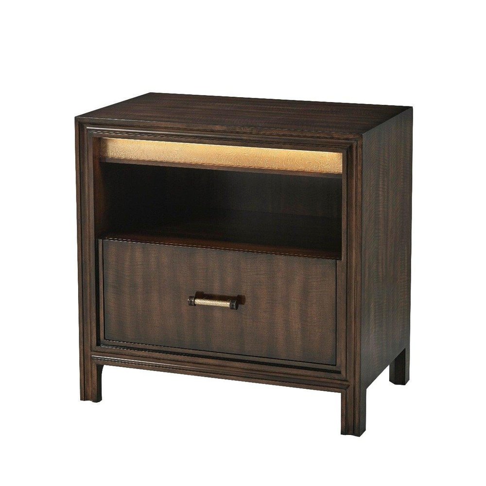 Product photograph of Theodore Alexander Bedside Table London from Olivia's