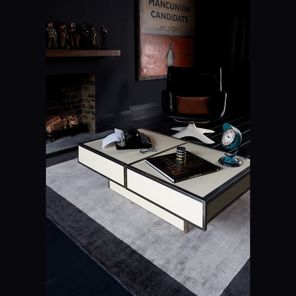 Product photograph of Asiatic Carpets Blade Hand Woven Rug Charcoal Silver - 160 X 230cm from Olivia's.